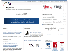 Tablet Screenshot of egeda.es