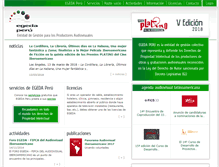 Tablet Screenshot of egeda.com.pe